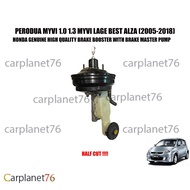 PERODUA MYVI 1.0 1.3 LAGI BEST ALZA DOUBLE LAYER BRAKE BOOSTER WITH MASTER PUMP HONDA ORI HALF CUT