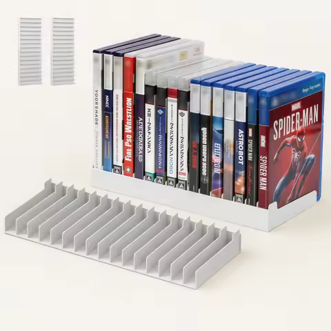 Video Game Storage Stand Tower for PS5/ PS4/ PS3/ Xbox Series S & X/Xbox One Game, Universal Game Di
