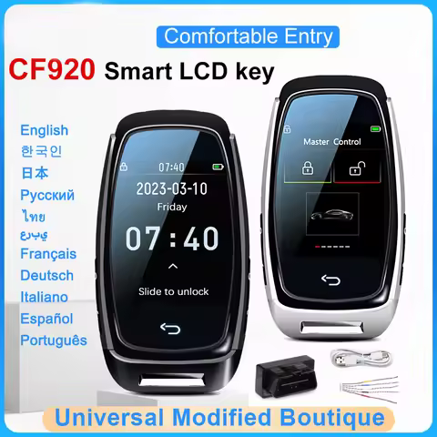 CF920 Modified Universal Remote Display Smart LCD Key Comfortable Entry Auto Lock Keyless Go For Aud