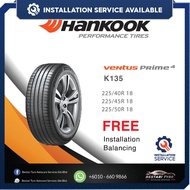 [𝗜𝗻𝘀𝘁𝗮𝗹𝗹𝗮𝘁𝗶𝗼𝗻 𝗣𝗿𝗼𝘃𝗶𝗱𝗲𝗱] 215/45R18 225/40R18 225/45R18 225/50R18 225/55R18 Hankook Ventus Prime4 (k13