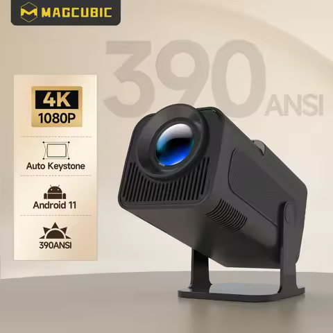 Magcubic HY320 Android11 4K HD Projector WiFi6 Allwinner H713 390ANSI BT5.0 1920*1080P Outdoor porta