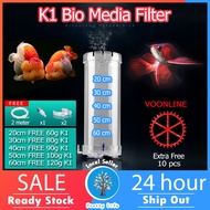 🐟FULL SET🐟 K1 Filter Media Bottle Free k1 Bio Media 硝化菌