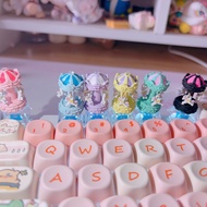 777Merry-go-round Keyboard Cap Dynamic Turning Merry-go-round Full Three-dimensional Feel Paint Crea