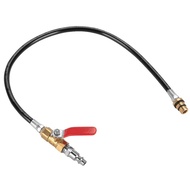 Engine Air Valve Holder Pressure Pipe Cylinder Leakage Testing Assistant Tool with Ball Valve M12 M1