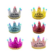 Happy Birthday LED Crown Birthday Headband