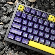 Cyberpunk 173 Keys ABS Doubleshot SA Profile Keycaps Set for Mechanical Keyboards