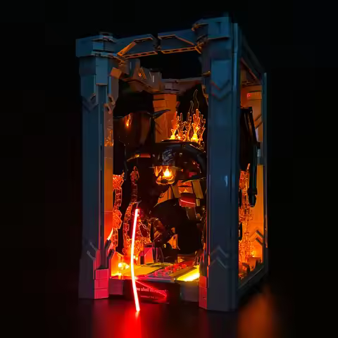 BRIXSPARK LED Lighting Set For LEGO 10367,DIY Upgrade Design Balrogs Book Nook,Not Include Lego Buil