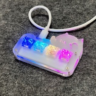 Palm Mini 3-key custom keyboard, programmable shortcuts, one web password key, gaming mechanical key