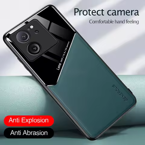 Mi13TPro 14TPro Leather Case For Xiaomi Mi 13T 14T Pro Car Magnetic Cover Xiaomi13T Xiaomi14T 13TPro