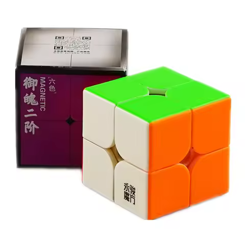YJ Yupo V2 M 2x2x2 Magnetic Speed Cube yj yupo v2 mCube Puzzle Professional Educational Toys for kid
