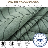 Leaf Jacquard Eames Elastic Chair Cover Nordic Modern Simple Dining Table Chair Cover