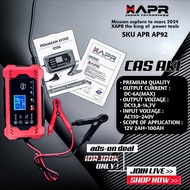 APR JAPAN AP92 ORIGINAL Portable Battery Charger 12V 6A Fast Charging Car Motorcycle Battery Charger