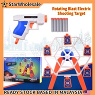 Shoot Target Score Rotating Blast Electric Shooting Target Aim Launch Family Party Game