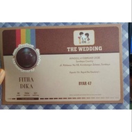 B47 wedding invitation