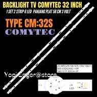 COMYTEC 32 INCH LED TV BACKLIGHT MODEL CM 32S 32 INCH TV BACKLIGHT