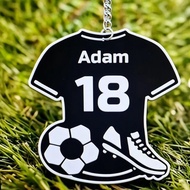 Acrylic 2D World Cup Football Keychain Pendant Party Holiday Decoration
