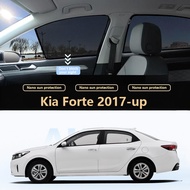 Magnetic Car Window Sunshade for Kia Forte 2017-up Car Window Cover Curtains Accessories