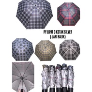 3-Fold Umbrella Silver/