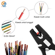 YT SHOP Automatic Wire Dancer Pliers Wire Stripping Crimping Size: AWG 32-7 (0.25-0.75mm2)