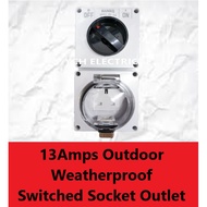 13 Amps OUTDOOR IP66 WEATHERPROOF SWITCH SOCKET OUTLET