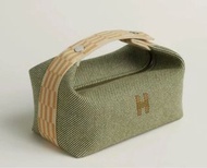 HERMES Bride-a-Brac 飯盒包 PM SIZE細尺寸 最新斜紋綠色