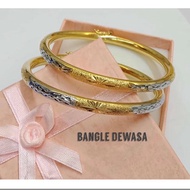 Best Seller item set emas sadur bangle + Free gift