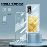 Xiaomi Redmi Note 11 Pro Softcase Case - Redmi Note 11 Pro 5G TRANSPARENT CARD HOLDER Casing.
