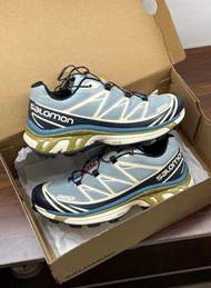 SALOMON XT- 6 復古戶外 沙場灰