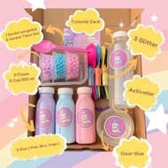 DIY Anti-Fail Slime Kit Complete Educational Toys for Children Slime Activator - PASTEL SLIMEKIT