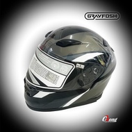 GRAYFOSH G9999 ACE Full Face Double Visor Helmet 