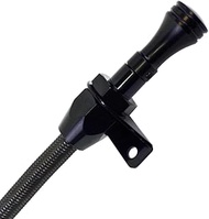 Firewall Mount Transmission Dipstick with Black Housing - Compatible with GM 4L80E Transmission LS L