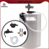 SONONIA Mini Keg Dispenser Kit with Beer Line and Picnic Tap Lightweight Home Brewing Beer Faucet fo