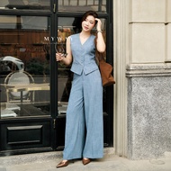 MY WAY women's Set Turtleneck vest mixed with straight-leg pants 5MJLB621 - 1MQB01568