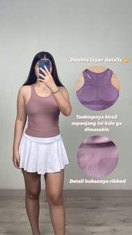 DEBBIE TANKTOP SPORTS BRA / ATASAN TANKTOP OLAHRAGA WANITA PANJANG