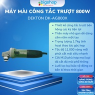 Dekton DK-AG800X 800W Slide Switch Grinder