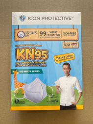 ICON PROTECTIVE 3D KN95 KIDS &amp; Adult 5PLY Surgical Face Mask 10's (White)