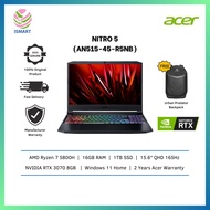 Acer Gaming Laptop Nitro 5 AN515-45-R5NB 15.6'' QHD 165Hz ( Ryzen 7 5800H, 16GB, 1TB SSD, RTX3070 8GB, W11 )