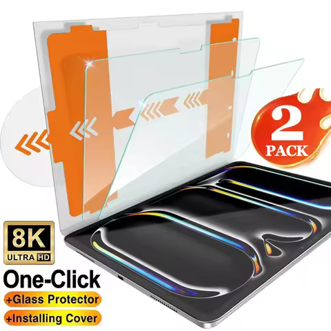 Easy To Install Kit with Tempered Glass Screen Protectors for Apple IPad Pro 11 13inch Air M2 M3 Min