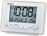 SEIKO Easton Digital Everything Alarm Clock, White