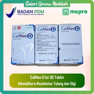 Calmas D Tablet Hisap Mengandung Kalsium dan Vitamin D3