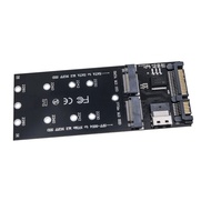 M.2 SATA SSD to SATA + M2 NVME SSD to SFF-8654 Converter 22Pin SATA To M2 Expansion Card for PC Desk