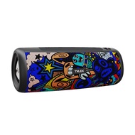 TYLEX XSP58 Graffiti Bluetooth Speaker with Super Bass Radiator IPX4 Splash proof FM Radio Bluetooth