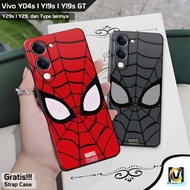 Latest Vivo Y04s / Y19s / Y19s GT / Y29 / Y29s Case 2025 Spiderman Motif | SoftCase HP Vivo Y04s | V