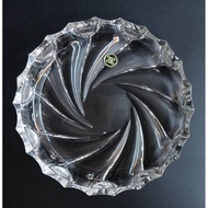 Hoya 20cm Swirled Crystal Dish