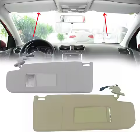 Car Inner Sun Visor Shield Shade Board For VW Golf 4 Jetta MK4 Passat Beetle 1998-2010 For Volkswage