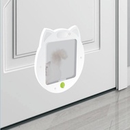 New Pet Door ABS Cat Door Dog Door Two-Way Free Entry Pet Door Cat Dog Pet Dog Door Cat Door