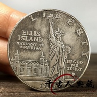 A Foreign Silver Dollar 1906 Station of Liberty Old Silver Dollar Silver Coin Old Object Old Coin Ol