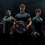 Gymshark onyx5.0 Men's Sports Fitness Short-Sleeved T-Shirt Compression Tight Seamless Quick-Drying 