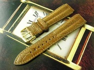 NOS 倉底 日版 SEIKO 精工 18MM 皮錶帶 連 17MM金色扣