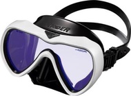 GULL Vader Mask UV420CUT AR (Amber Lens) - Matte Glass White Blk Silicone